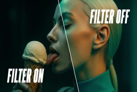 پک فیلتر قبل و بعد