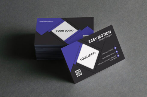 کارت ویزیت شرکتی با طراحی شیک و حرفهای